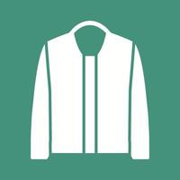 icono de vector de chaqueta