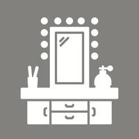 Dressing Table Vector Icon