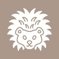 Hedgehog Vector Icon