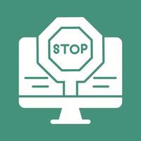 Stop Vector Icon