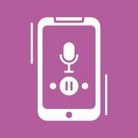 Voice Record Vector Icon