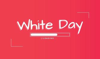 white day loading event background illustration vector