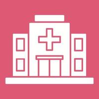 icono de vector de hospital