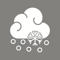 Snow Fall Vector Icon