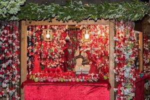 TRENTO, ITALY - DECEMBER 1, 2015 - People at traditional xmas market photo