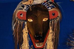 chamán nativo americano indio máscara foto