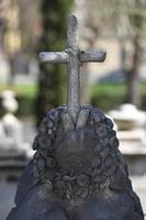 Inglés cementerio en florencia maravilloso estatuas foto