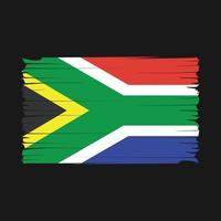 South Africa Flag Brush Vector