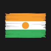 Niger Flag Brush Vector