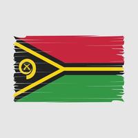 Vanuatu Flag Brush Vector