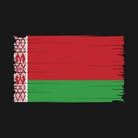 vector de pincel de bandera de bielorrusia