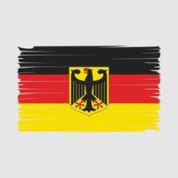 vector de pincel de bandera de alemania