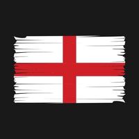 England Flag Brush Vector