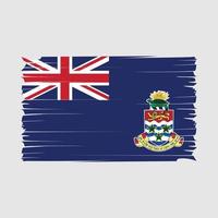 Cayman Islands Flag Brush Vector