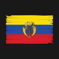 vector de pincel de bandera de colombia