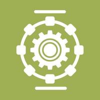 Automated Process Vector Icon