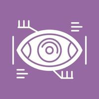 Eye Recongnition Vector Icon
