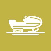 Snowmobile Vector Icon