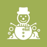 Snowman Vector Icon