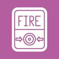 Fire Button Vector Icon