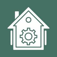 icono de vector de automatización del hogar