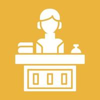 Office Reception Vector Icon