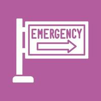 Emergency Sign Vector Icon