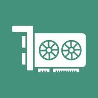 Graphic Card Vector Icon
