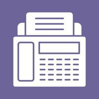 Fax Machine Vector Icon