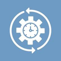 Rotate Time Vector Icon