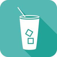 Iced Coffee Vector Icon