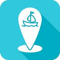 Shipping Location Vector Icon