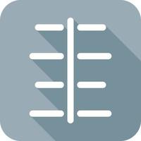 Unique Center Align Vector Icon