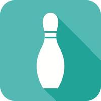 Unique Bowling Pin Vector Icon