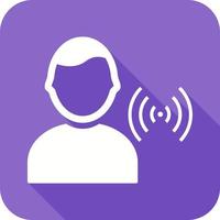 Unique Signal on User Vector Icon