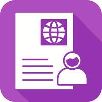 Global Profile Vector Icon
