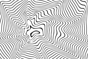 Vector abstract striped black and white background, wavy lines or blots.