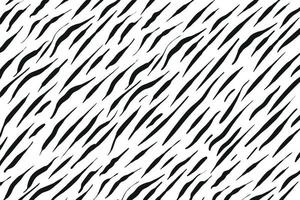 Abstract vector black and white background, freehand brush strokes, zebra pattern imitation.