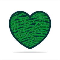 Vector love heart illustration