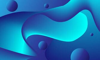 Modern abstract background with fluid style vector