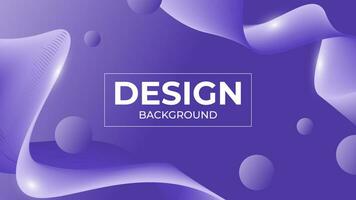 Modern abstract background with fluid style vector