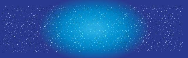 Night shining starry sky, blue space background with stars, cosmos vector