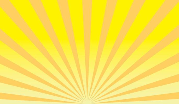 Abstract yellow sunburst background