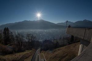 estación del teleférico innsbrucker nordkettenbahnen foto