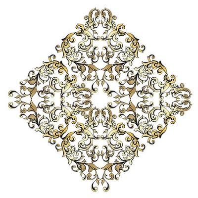 Vector damask vintage baroque scroll ornament swirl. Victorian monogram heraldic shield swirl. Retro floral leaf pattern border foliage antique acanthus calligraphy engraved tattoo. seamless pattern