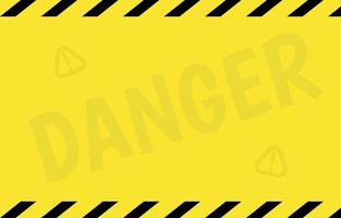 Black and yellow diagonal stripes line banner, Caution tape warning. Vector illustration cartoon in flat style isolated on white background.