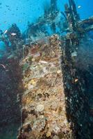 Ship Wreck in maldives indian ocean photo