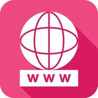 Unique World Wide Web Vector Icon