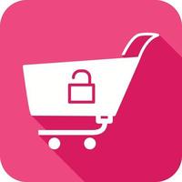 Unique Unlock Cart Vector Icon