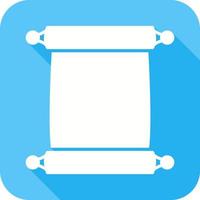 Scroll of Paper Vector Icon